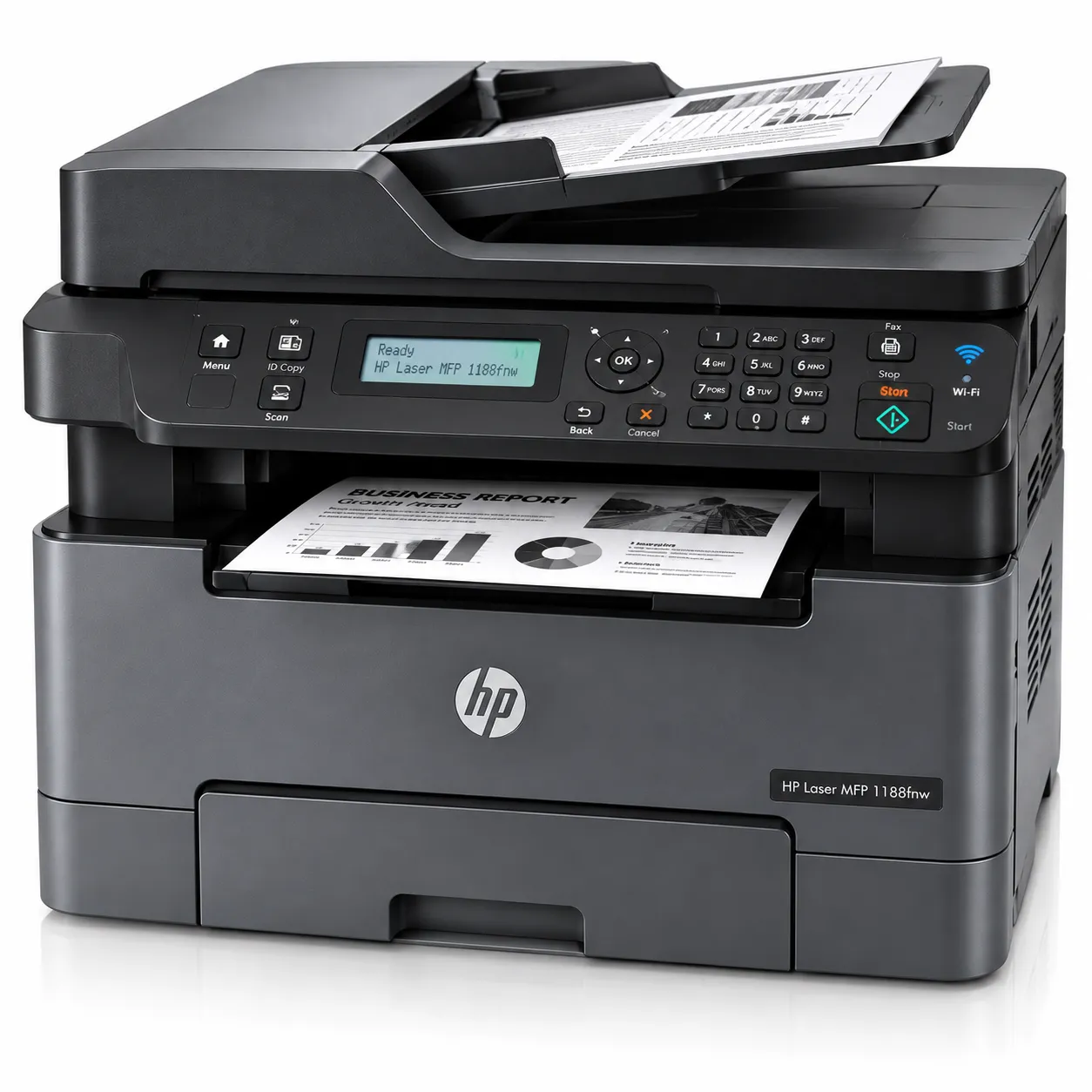 HP Laser MFP 1188fnw All-in-One Wireless Fax Printer